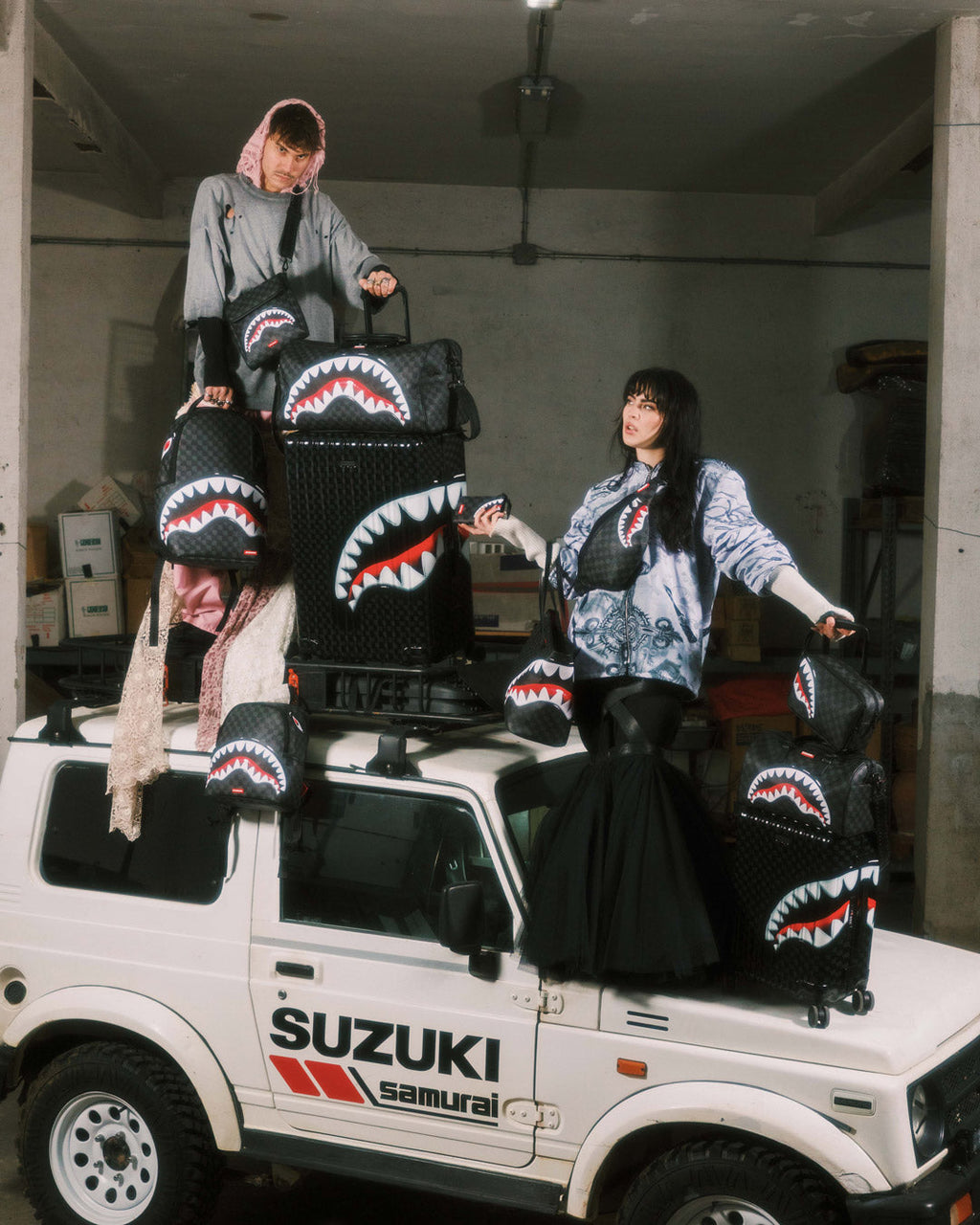 SHARKS IN PARIS HYPER PUFF SAVAGE BACKPACK