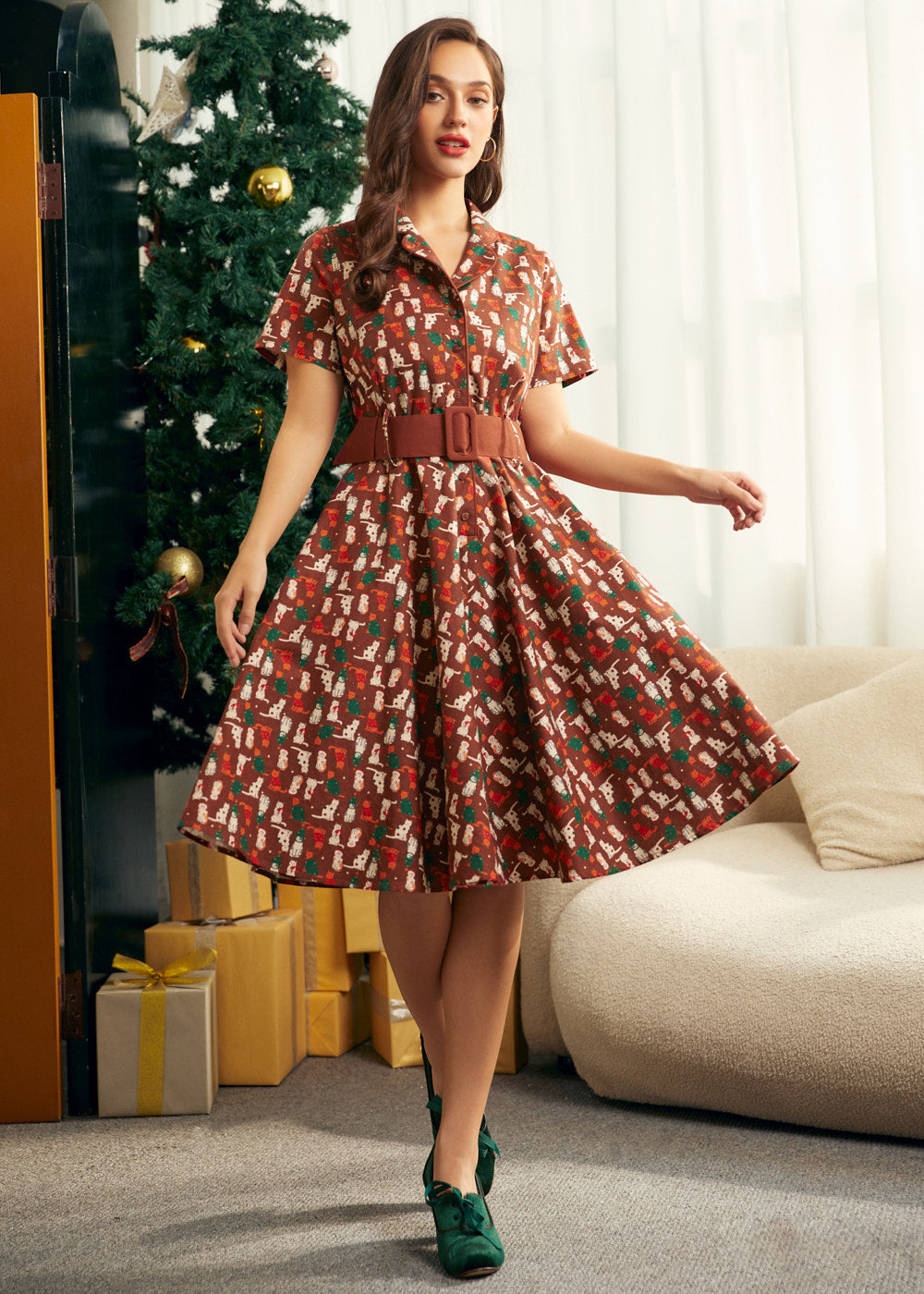 Rustic Elegance Casual Dress