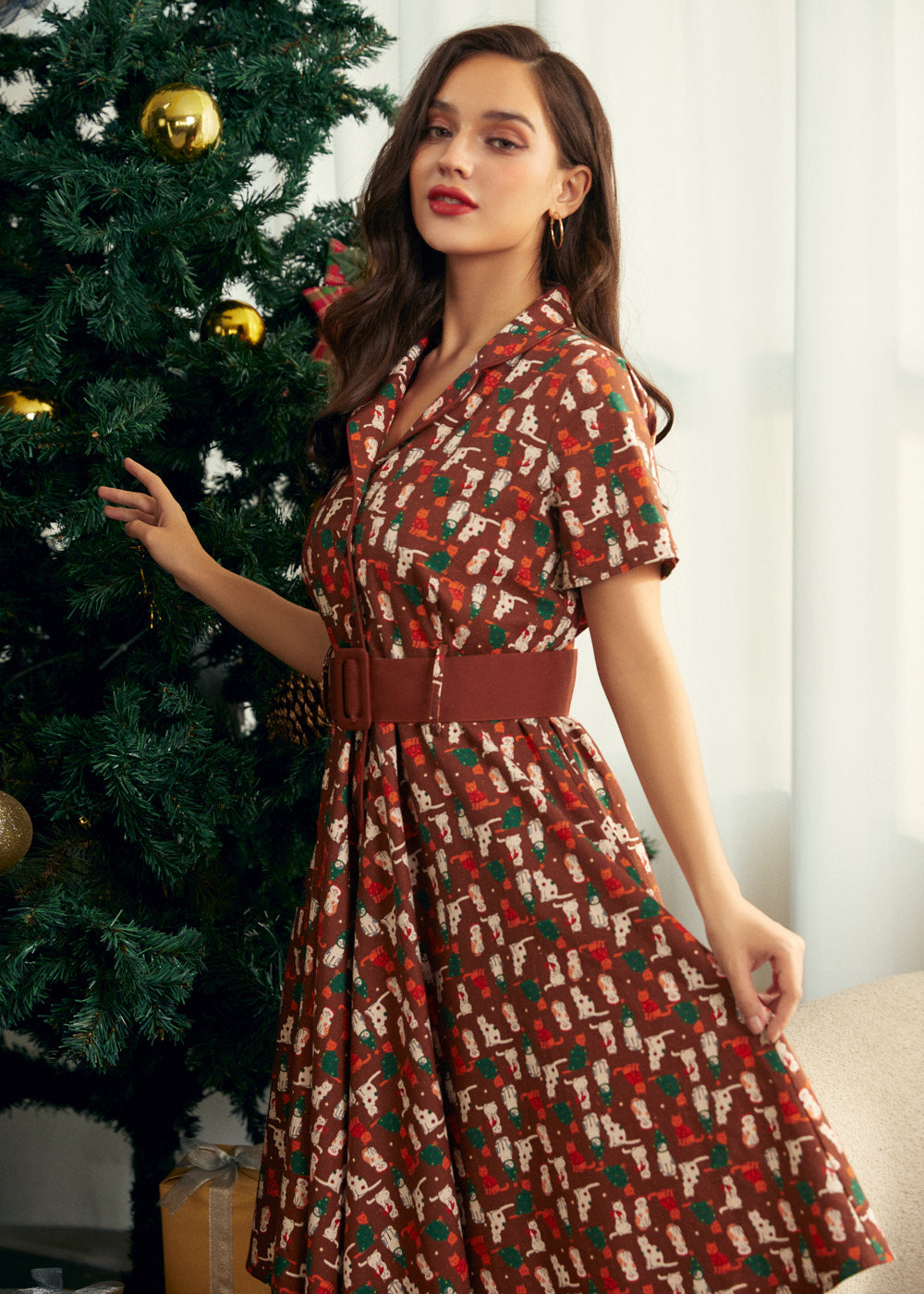Rustic Elegance Casual Dress