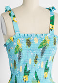 ModCloth x Collectif Sea Turtle Soiree Smocked Tank Top (Final Sale)