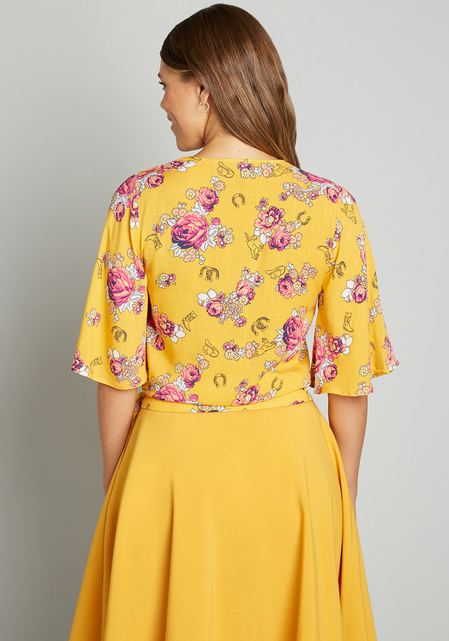 Best Is Yet to Come Wrap Top (Final Sale)