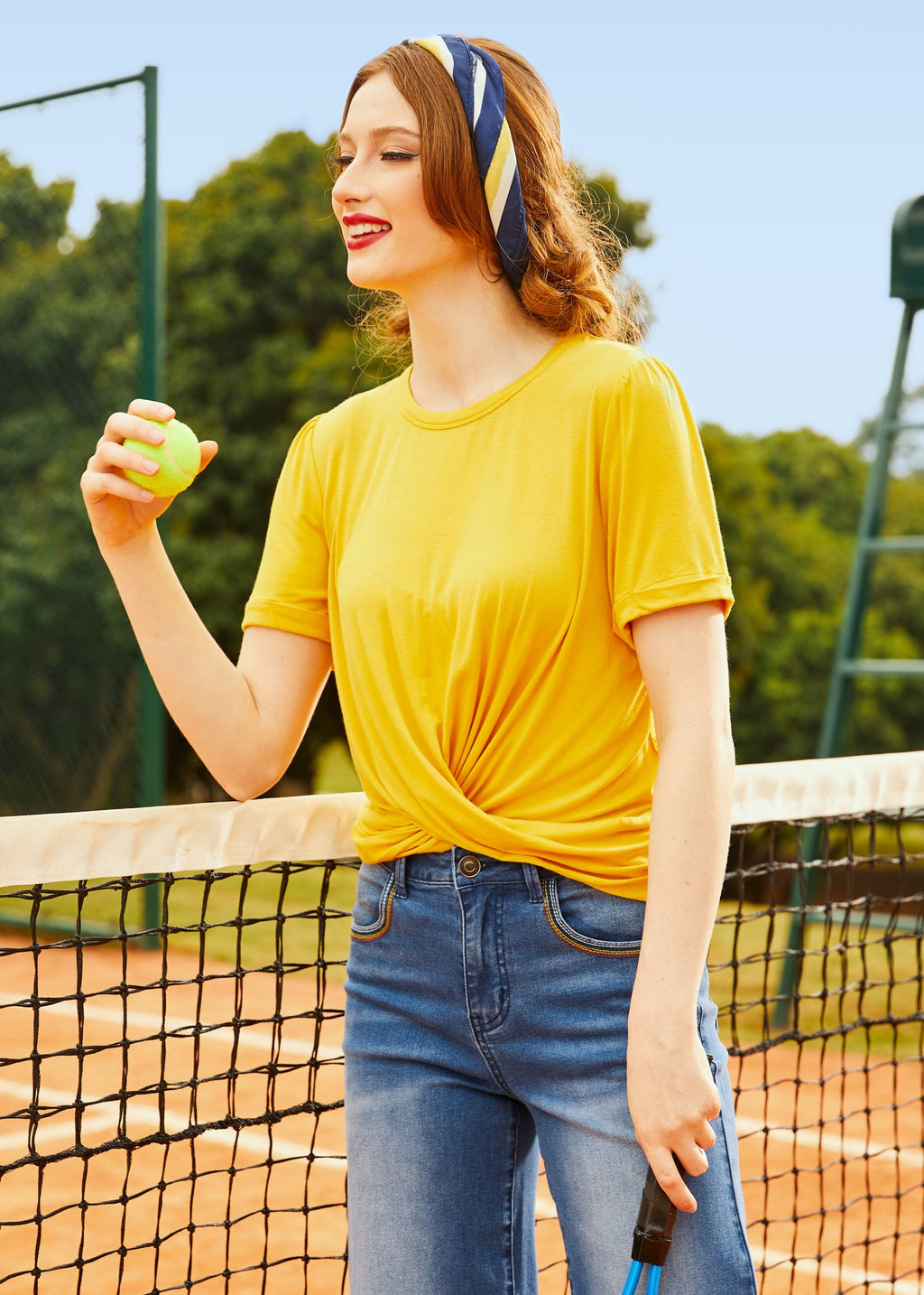 A Twist Of Fun Knit Top (Final Sale)
