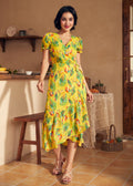Air of Elegance Wrap Dress