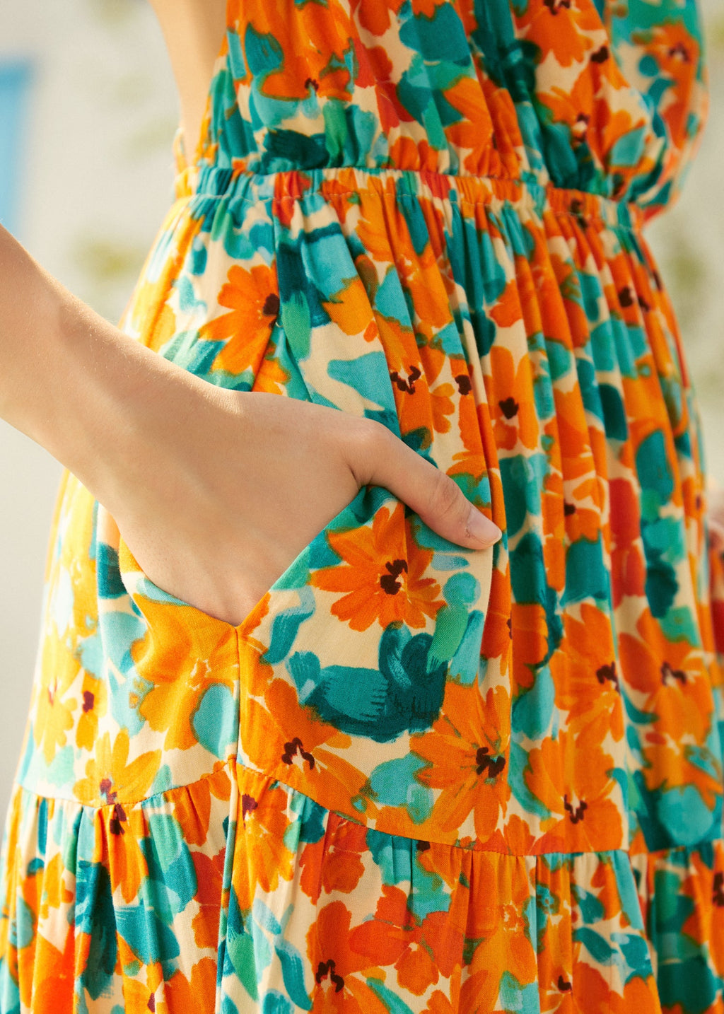 Twists and Tendrils Overall Midi Dress