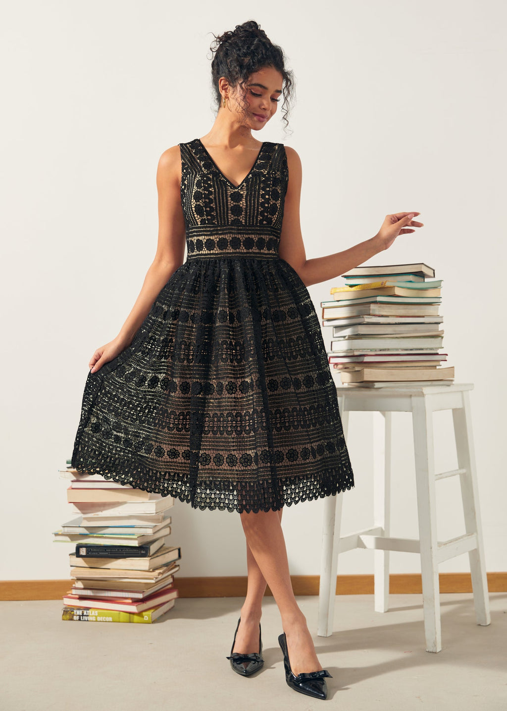 The Vivienne V-Neck Dress