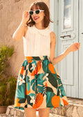 Charmed I'm Sure Bow Dirndl Skirt