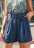 Boardwalk Breeze Belted Shorts