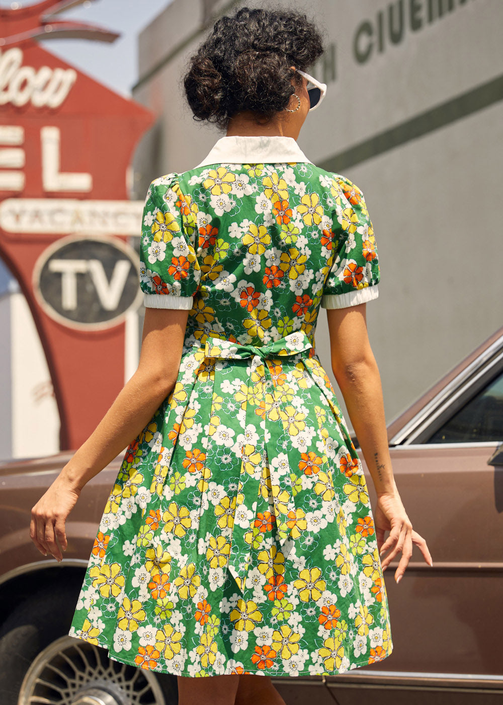 Served With a Smile Fit & Flare Dress