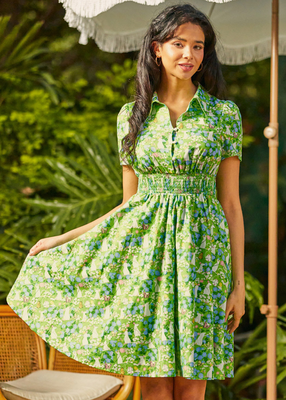 Twirl Power Fit & Flare Dress