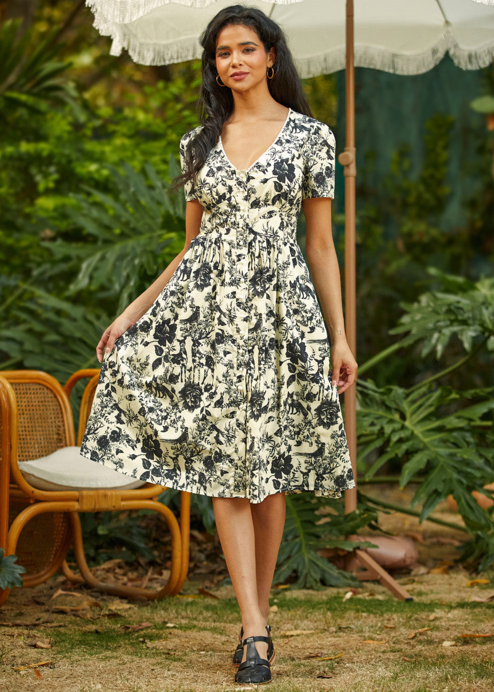 Plot Twist Fit & Flare Dress
