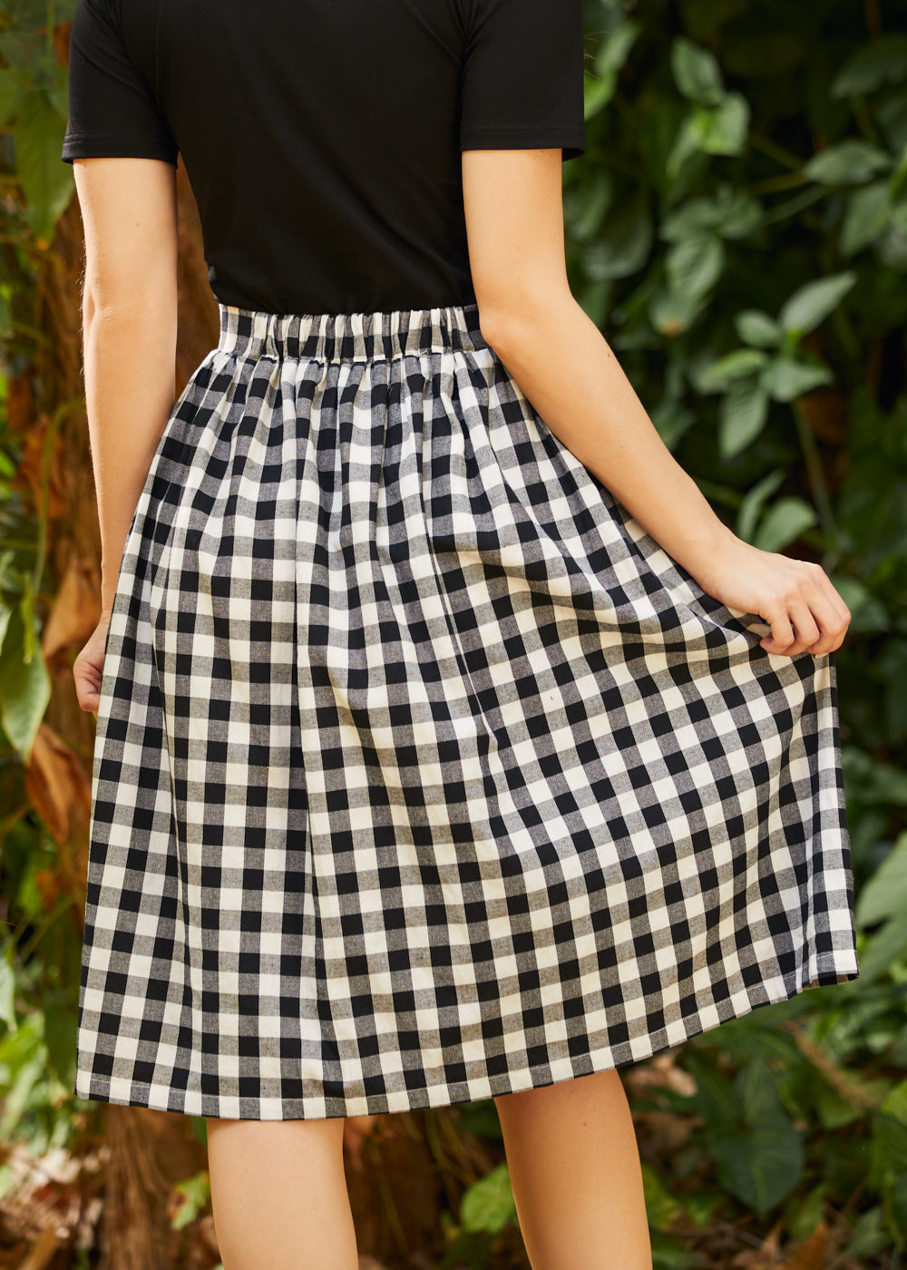 The Songs of the Sea Midi Skirt