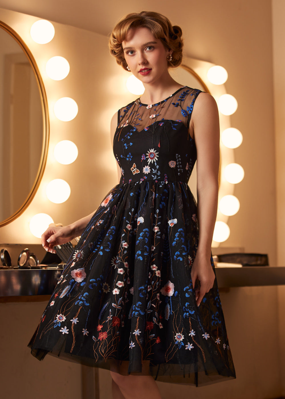 Mystique Mirage Fit & Flare Dress