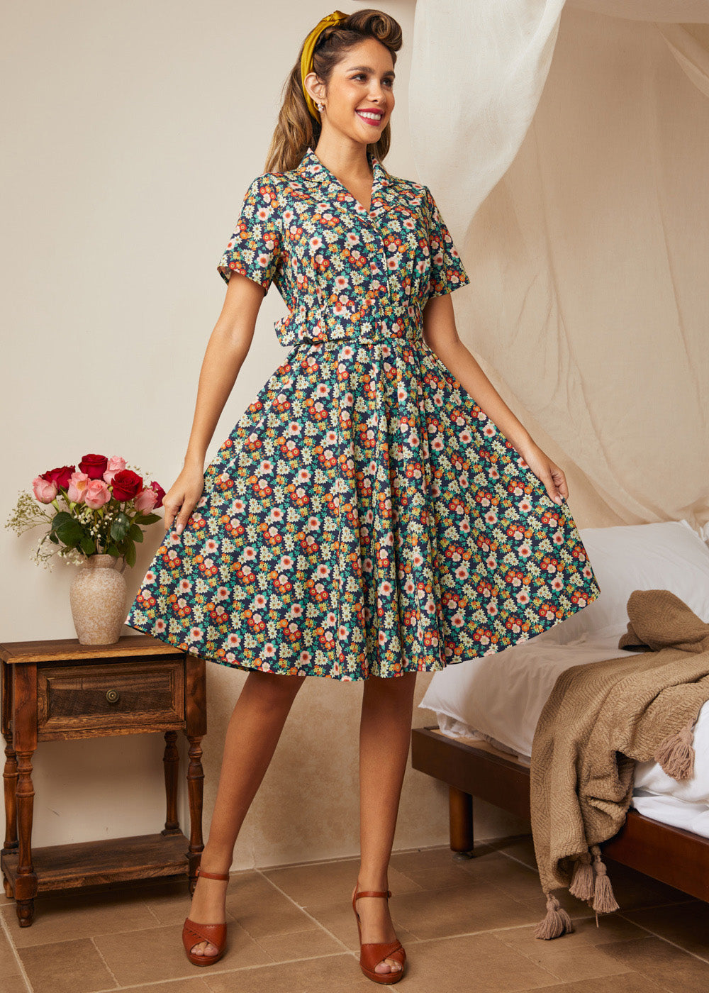 Rustic Elegance Casual Dress