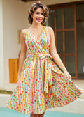 Instant Energy Faux-Wrap Dress