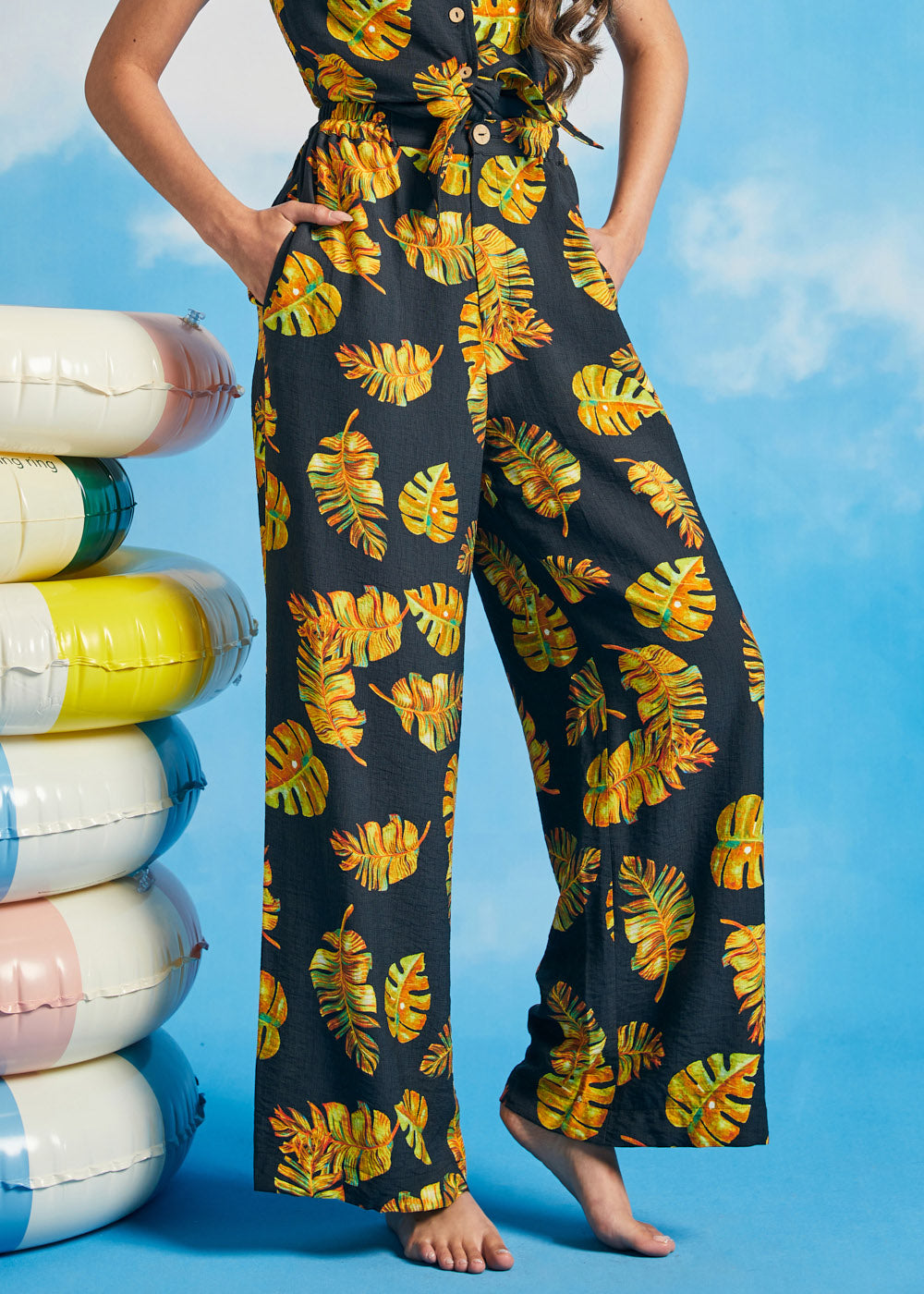 Whispers in the Garden Palazzo Pants