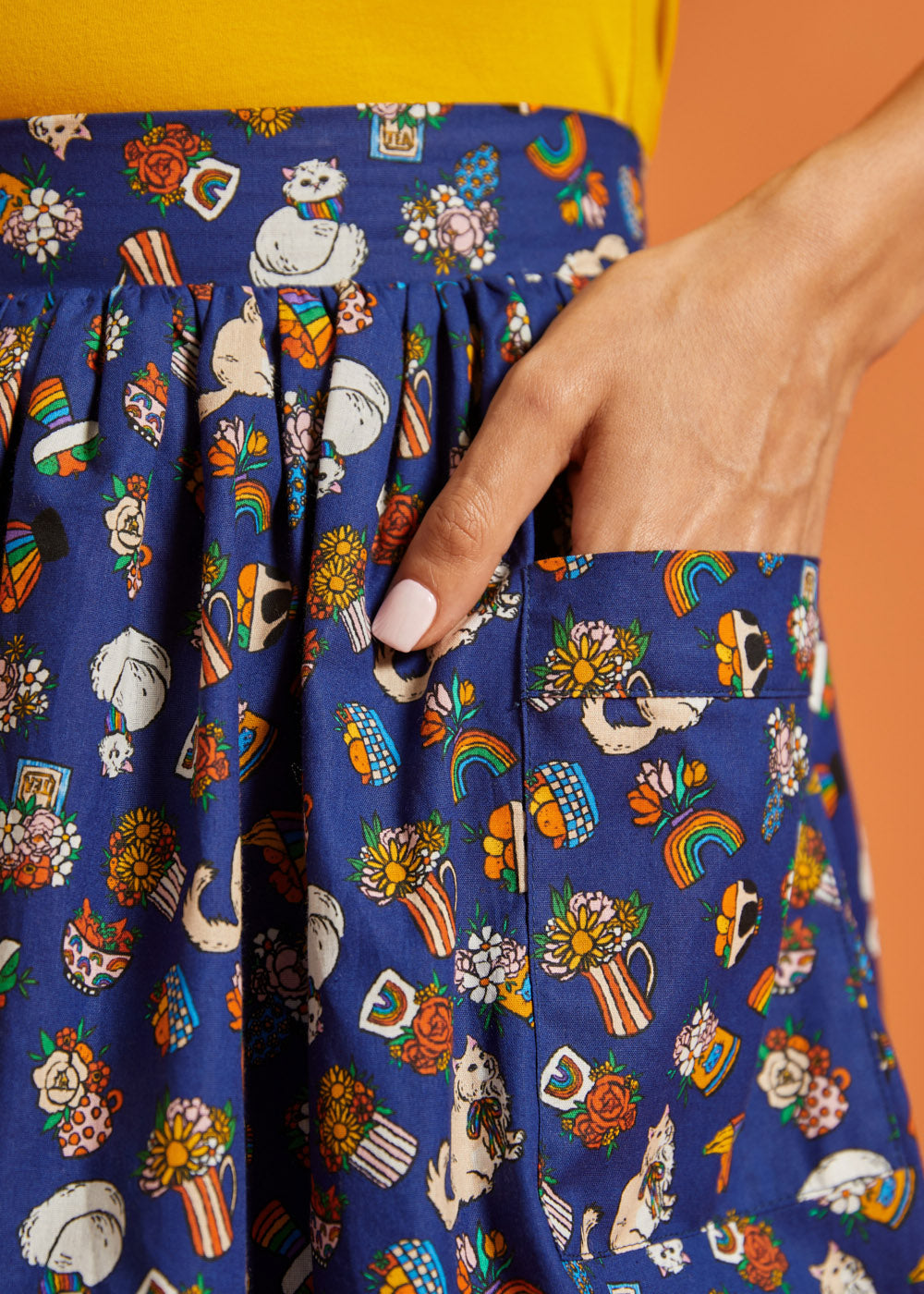 ModCloth x Tamara Arcilla | The Songs of the Sea Midi Skirt