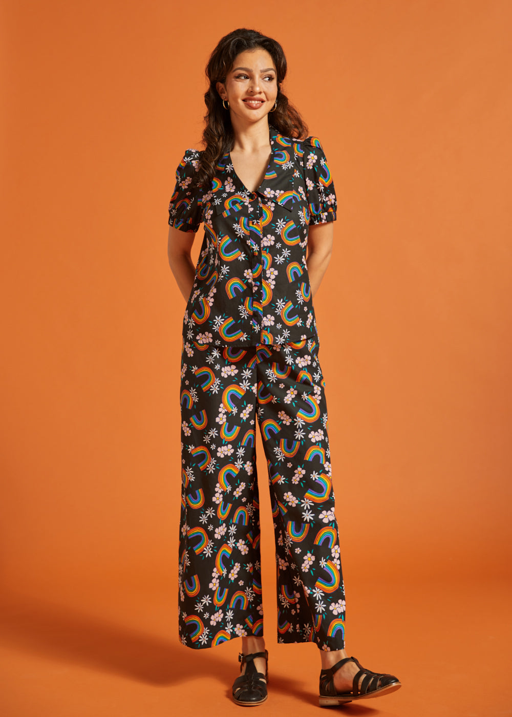 ModCloth x Tamara Arcilla | Day Trip Drifters Palazzo Pant