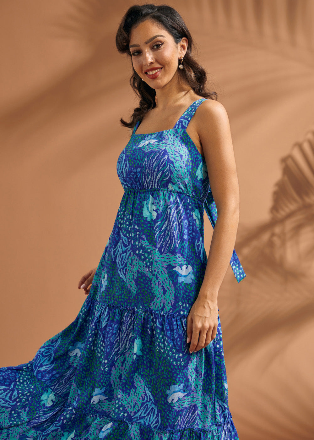 Sun-Kissed & Tiered Maxi Dress