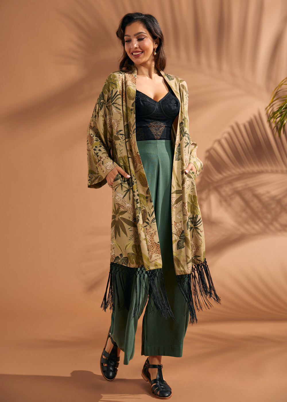 After Hours Open Front Caftan