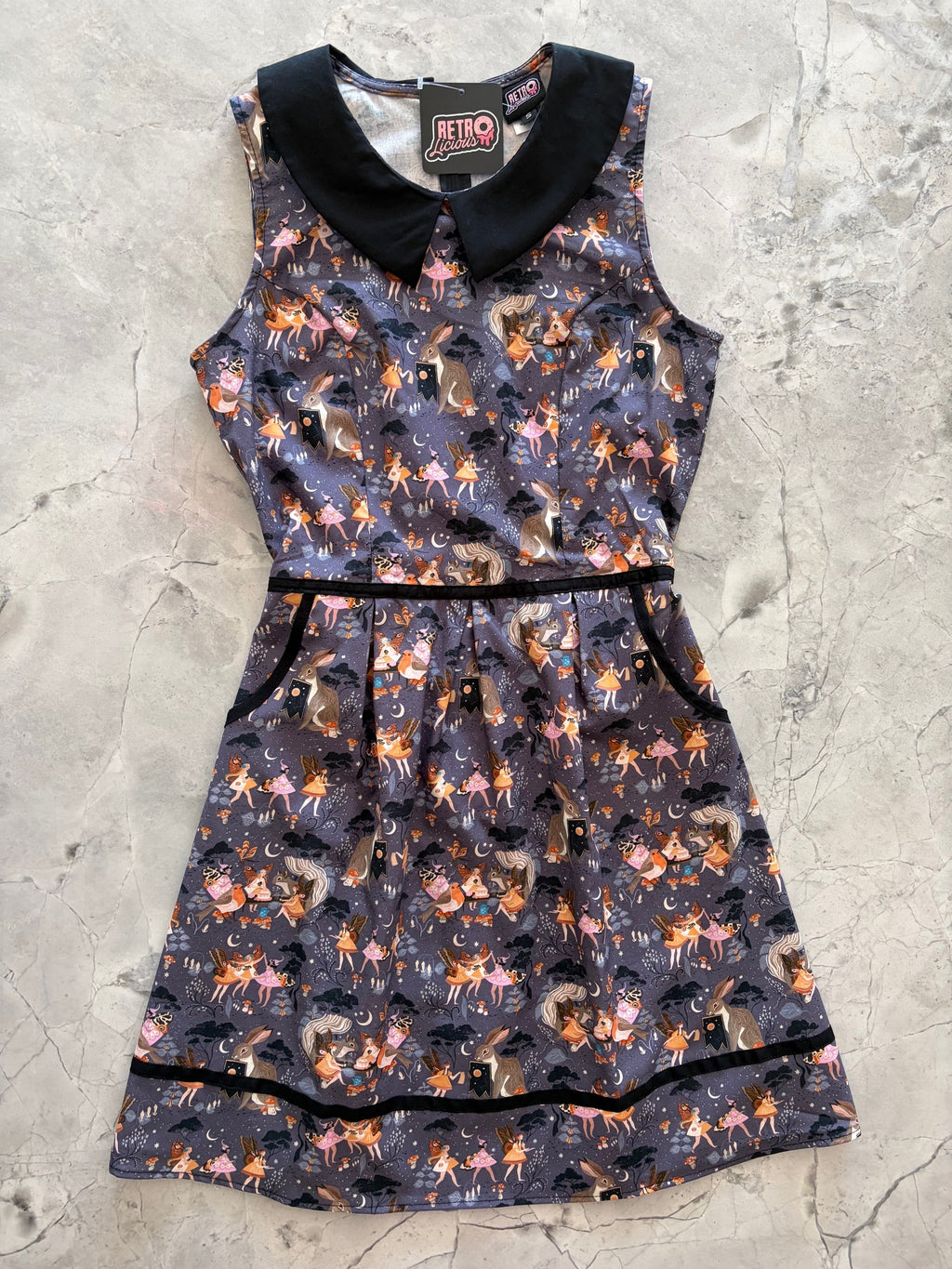 Retro Mod Collared Dress Fairies