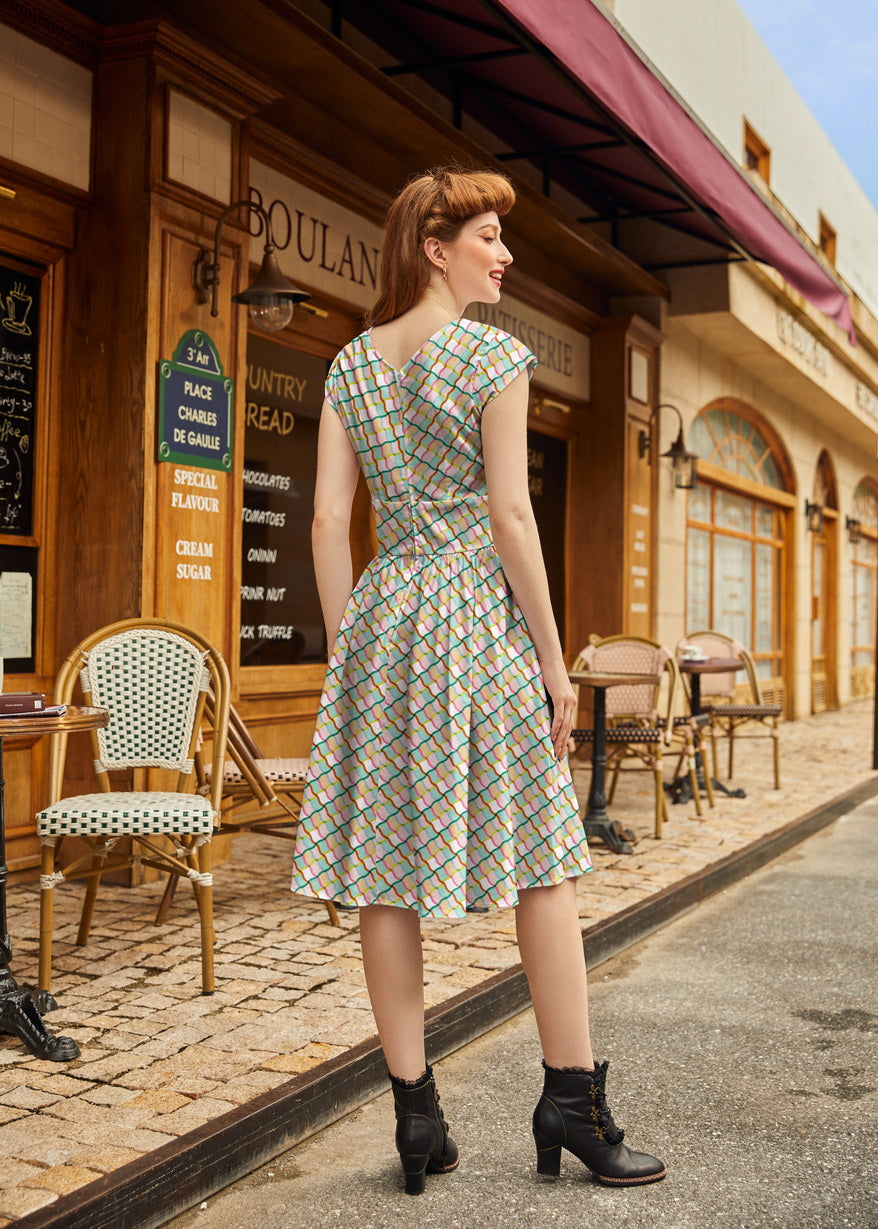 Greta Surplice Dress Squiggly