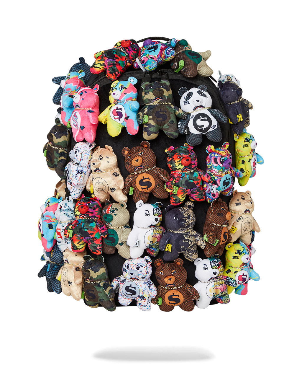 PACK OF BEARS REAL PLUSH BEARS RUNWAY PIECE BACKPACK - SUPER EXCLUSIVE