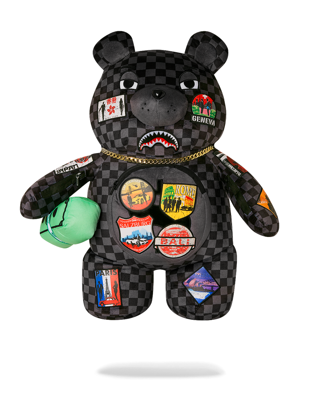 GLOBAL MOGUL UNLIMITED MILES MONEYBEAR TEDDYBEAR BACKPACK