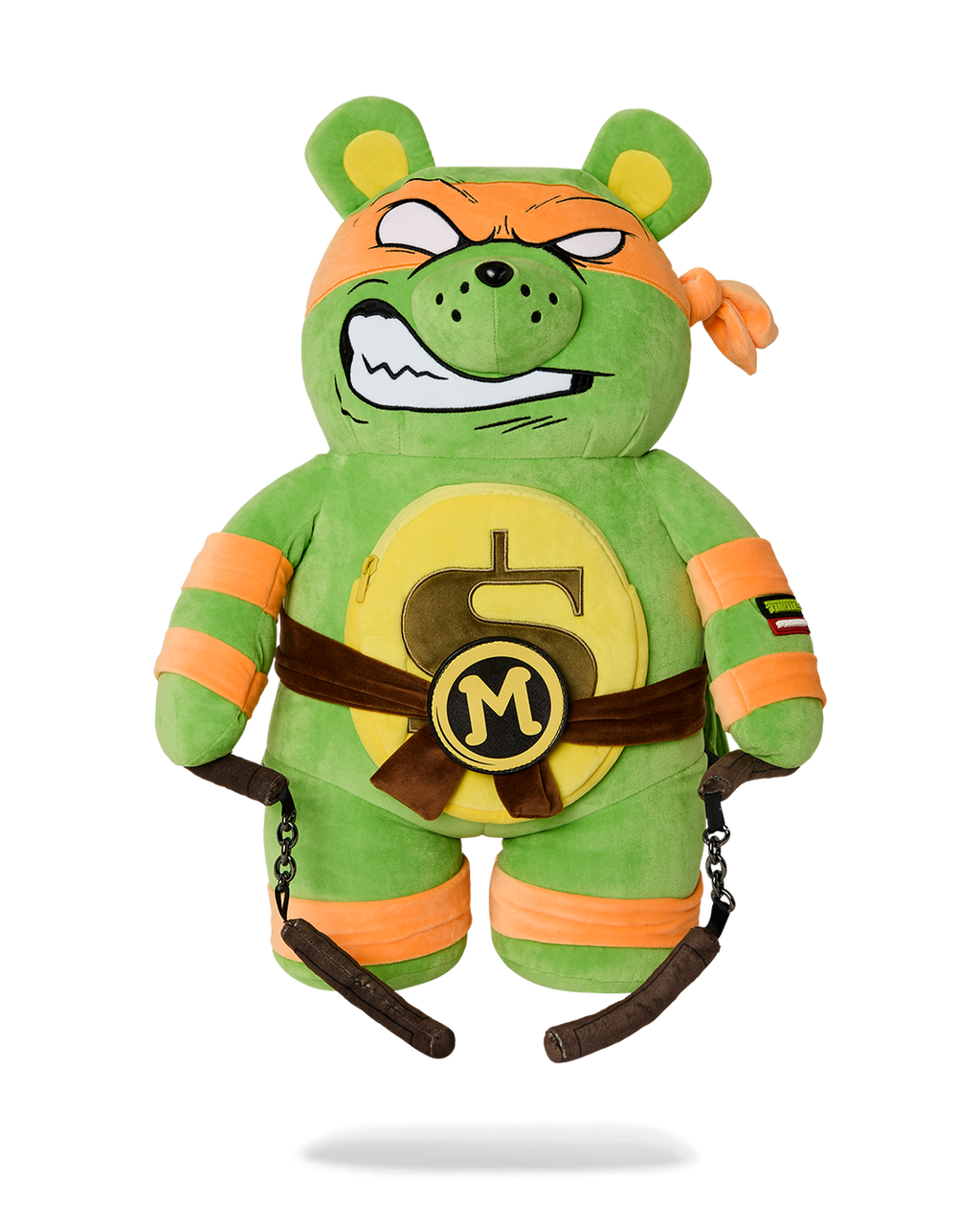 TMNT MICHAELANGELO MONEYBEAR BACKPACK