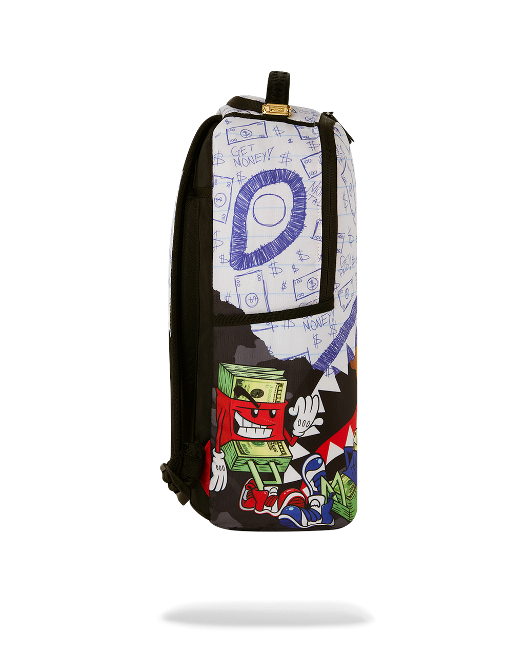 MEAN MONEY COLLAGE BACKPACK