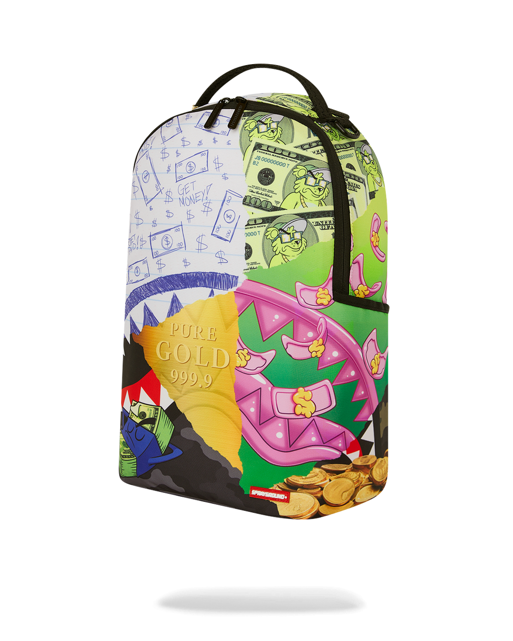 MEAN MONEY COLLAGE BACKPACK