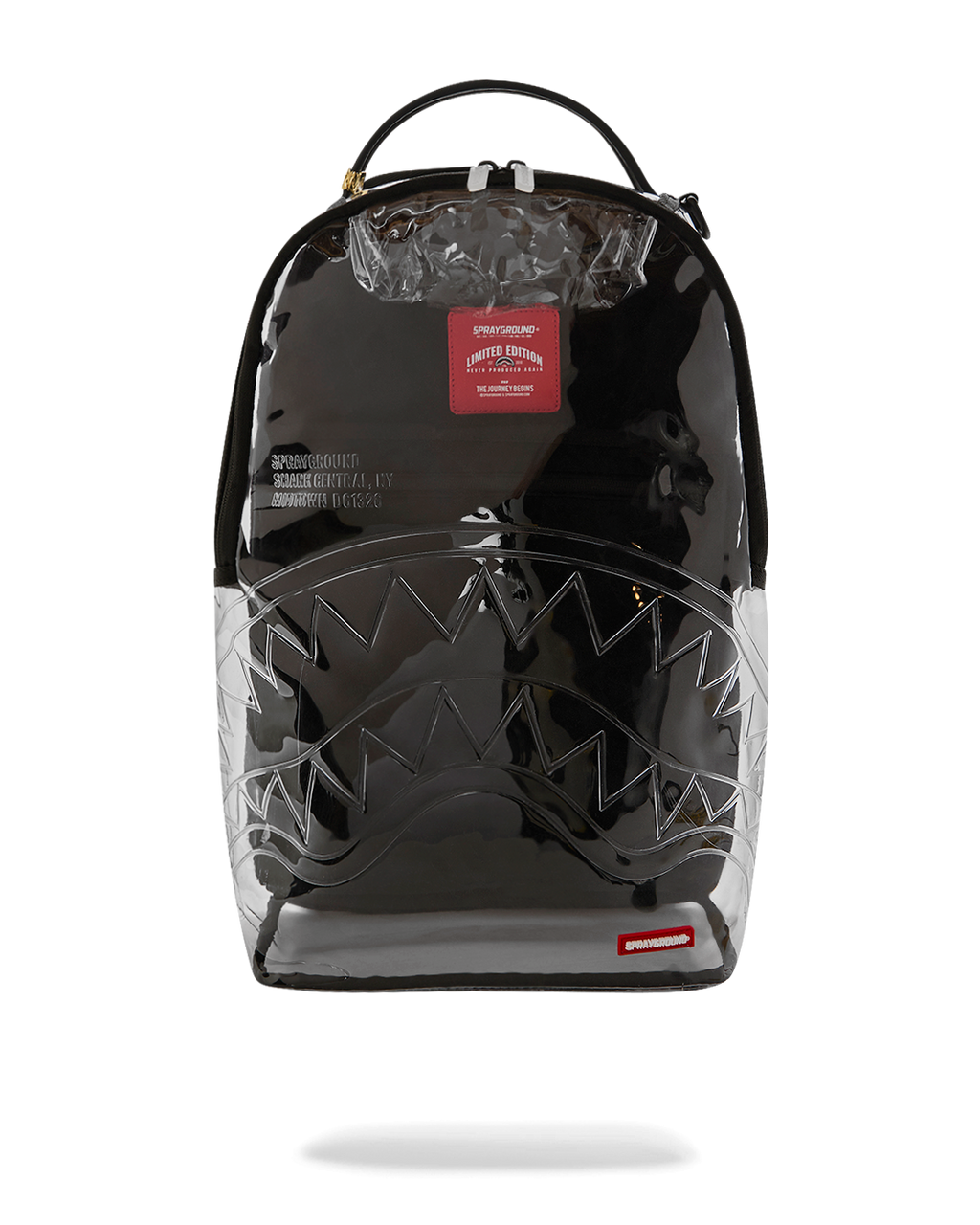 SHARK CENTRAL - CLEAR BACKPACK