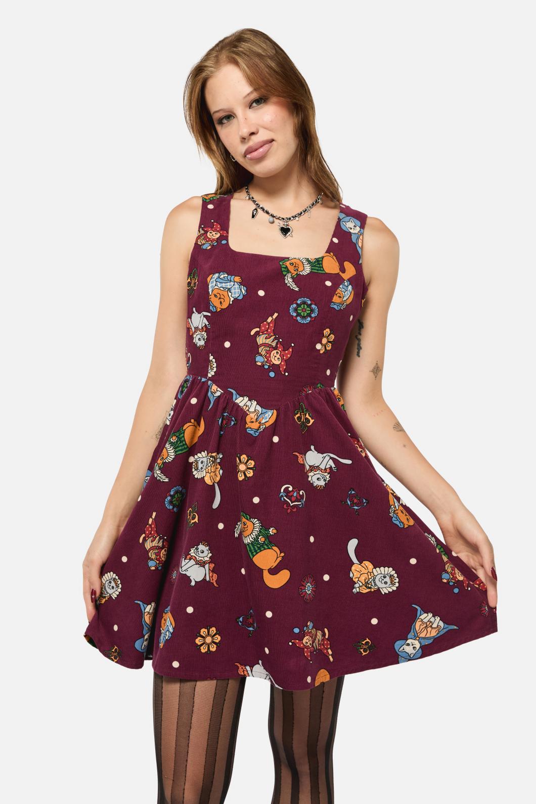 Left Right Corduroy Dress