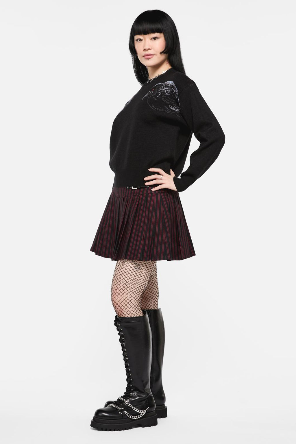 Apollo Crow Knit Sweater