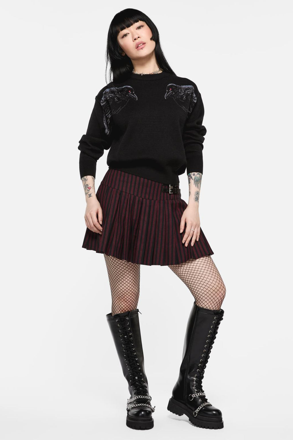 Apollo Crow Knit Sweater