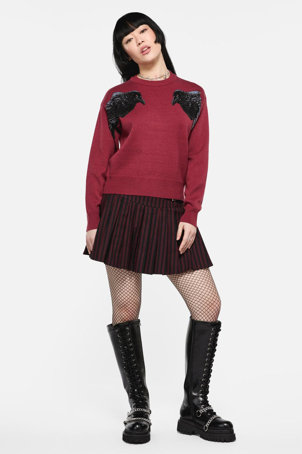 Apollo Crow Knit Sweater
