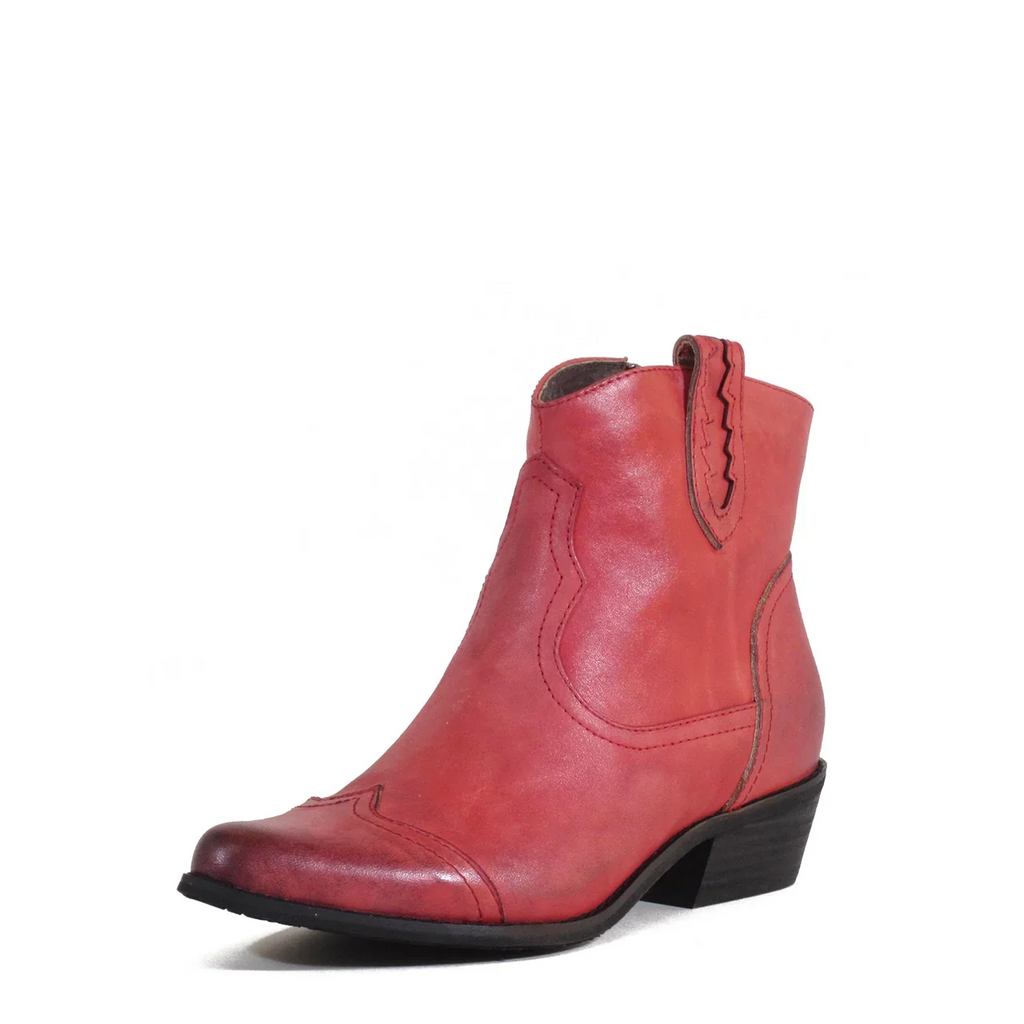 Connor Leather Western Booties
