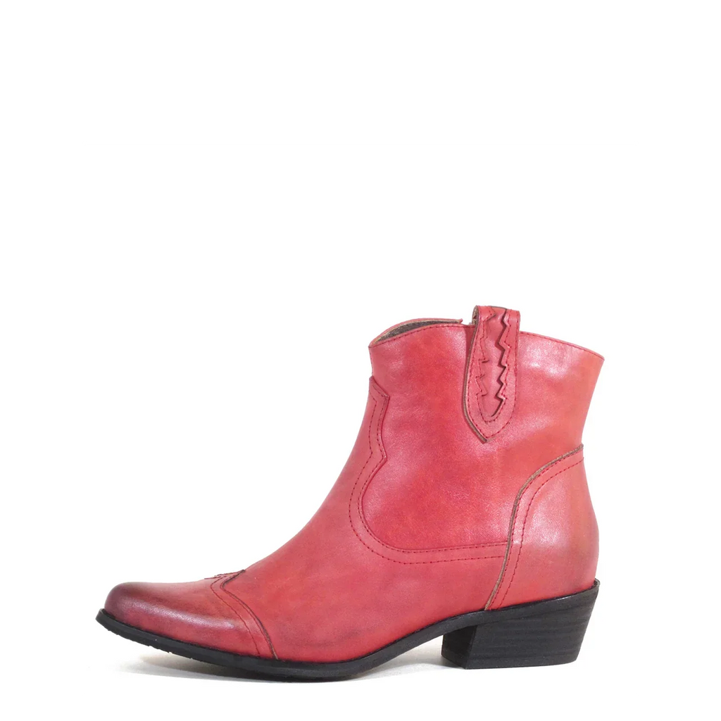 Connor Leather Western Booties
