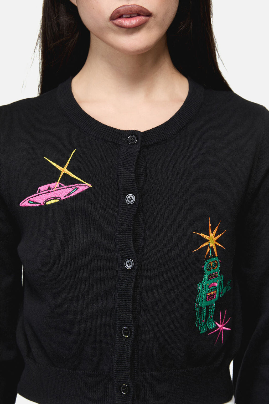 Galactic Print Cardigan