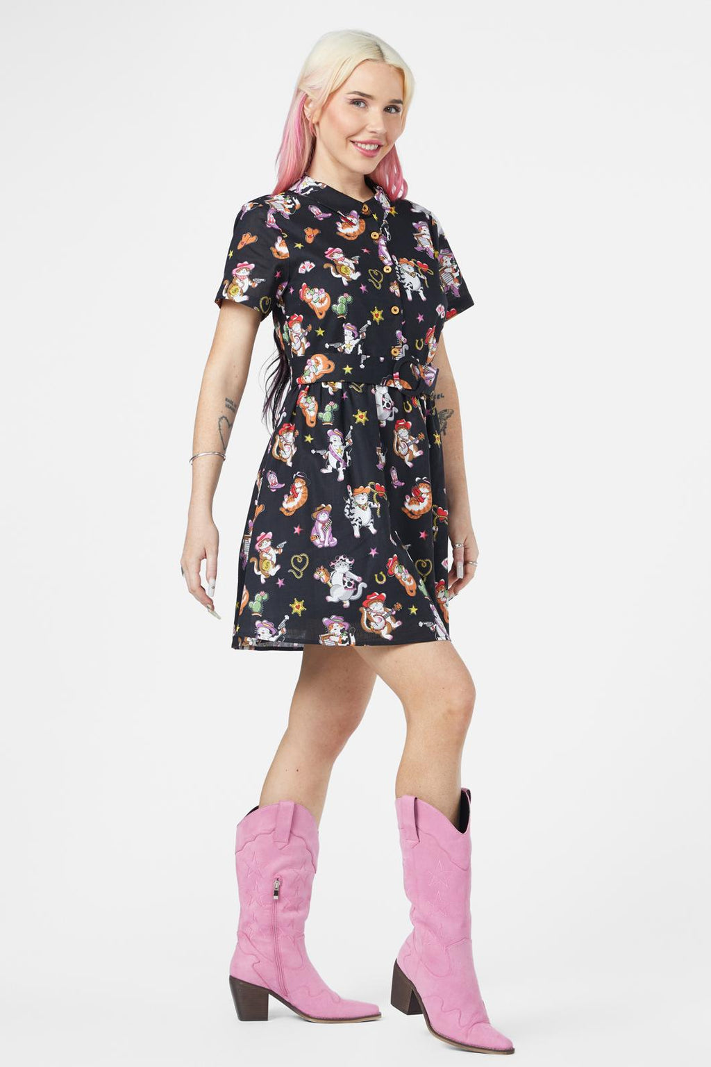 Meowdy Dress