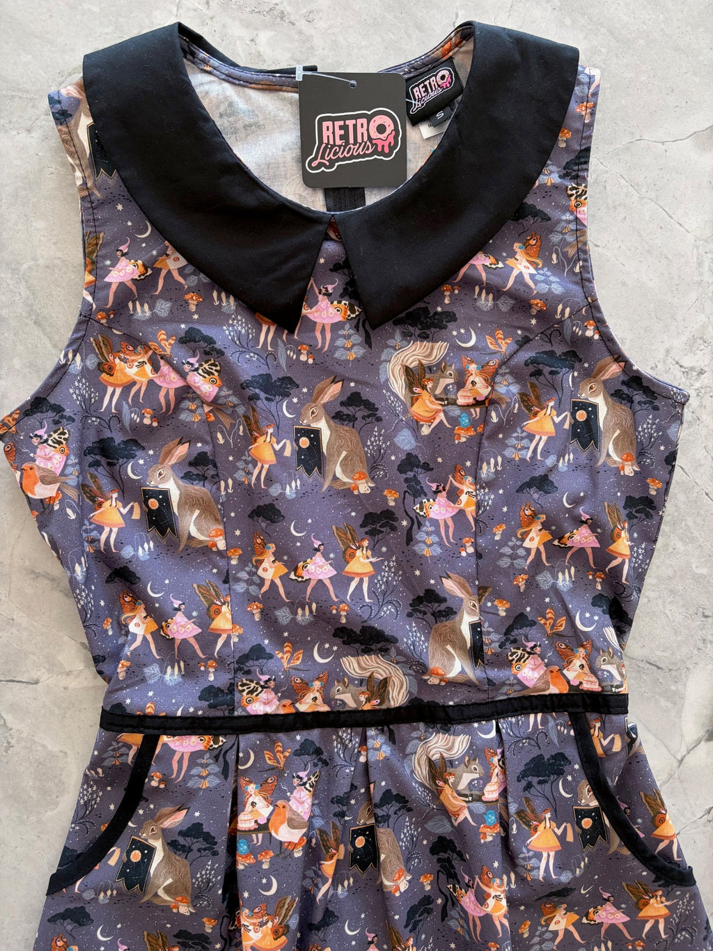 Retro Mod Collared Dress Fairies