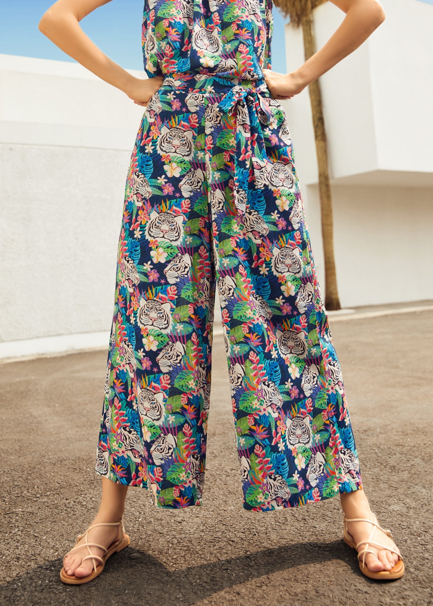 Just Add a Boarding Pass Wide Leg Pants