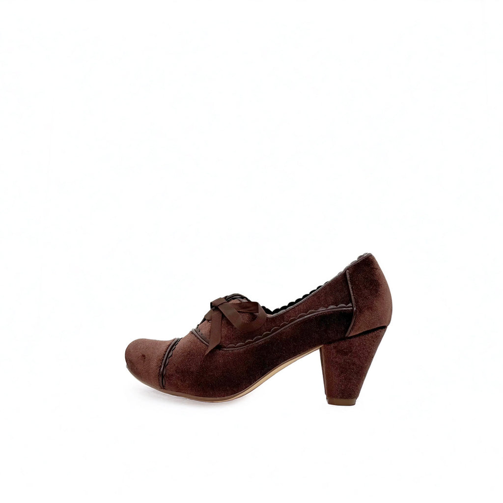 Madison Velvet Retro Heels