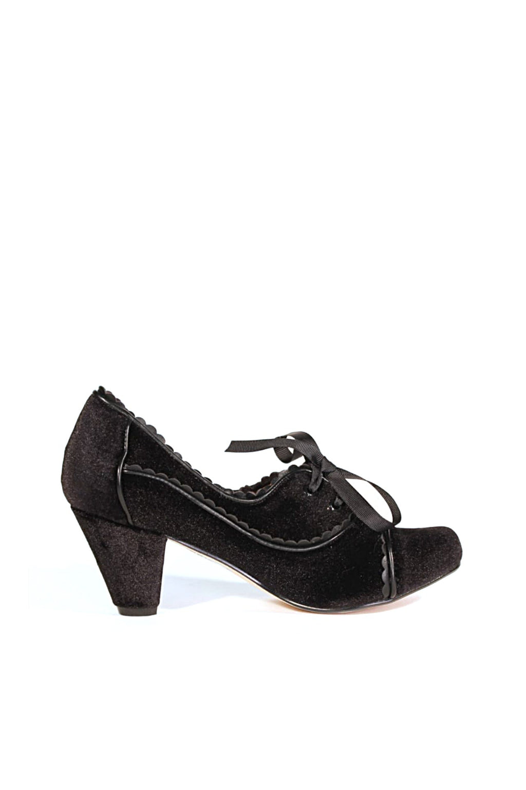 Madison Velvet Retro Heels