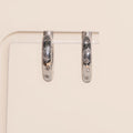 Starburst Chunky Rounded Huggie Hoop Earrings