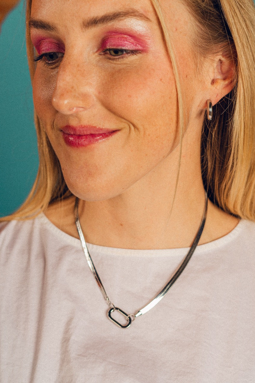 Rectangle Necklace Charm Clasp