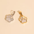 Paw Print Necklace Charm