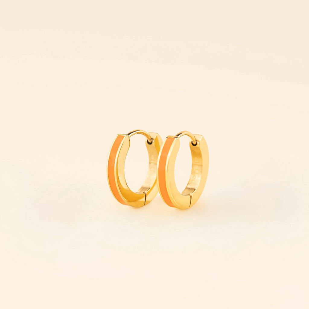 Color Huggie Hoop Earrings