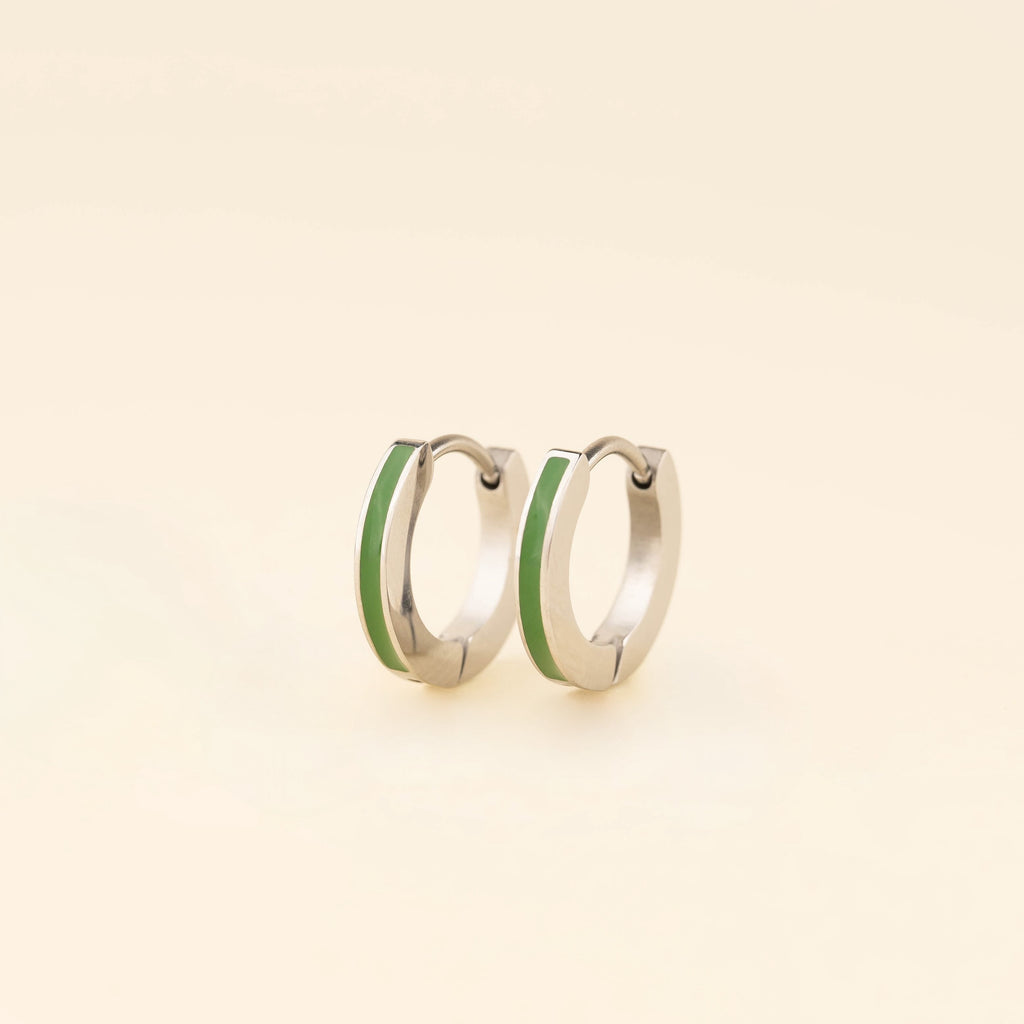 Color Huggie Hoop Earrings