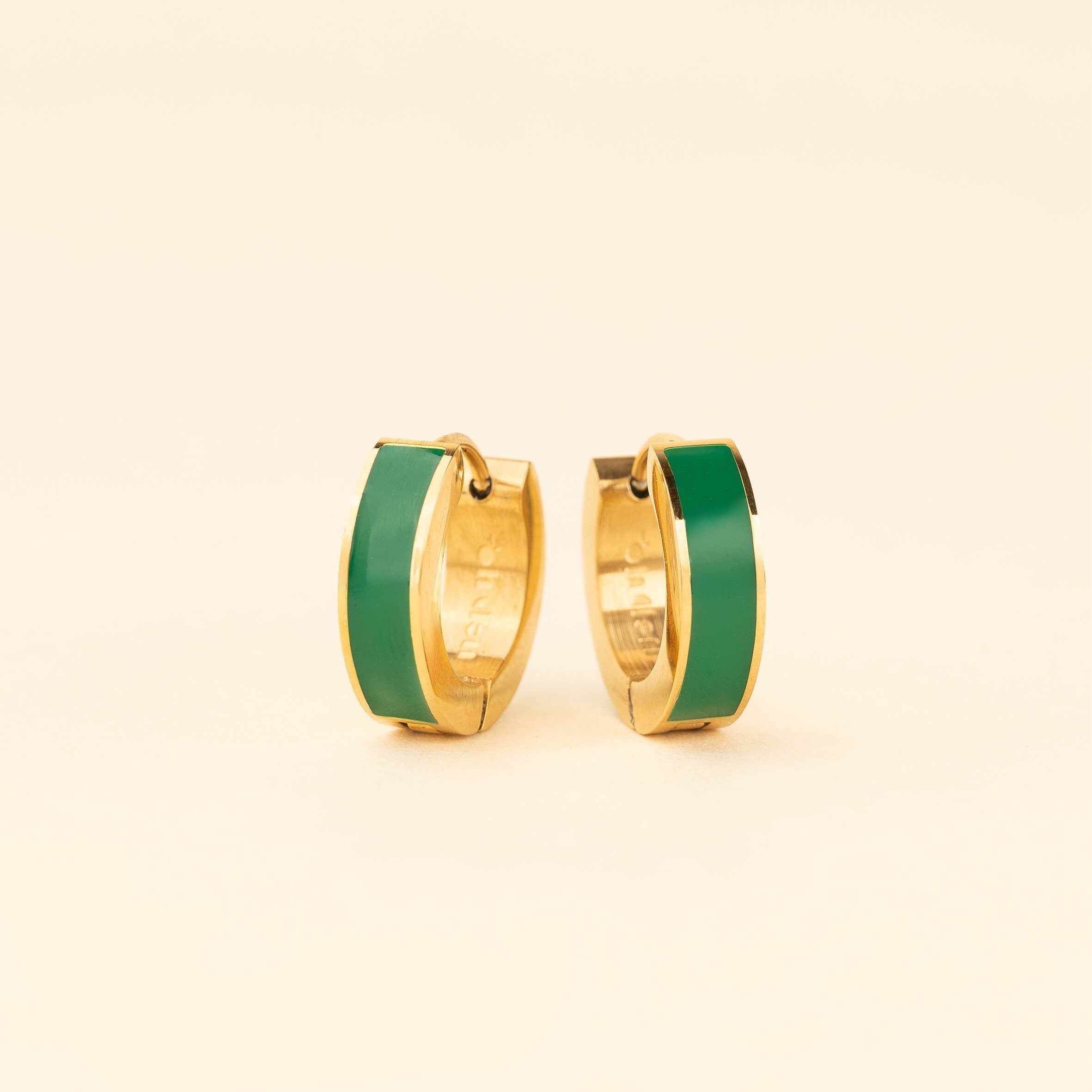 Chunky Huggie Hoop Earrings - 16 Color Options