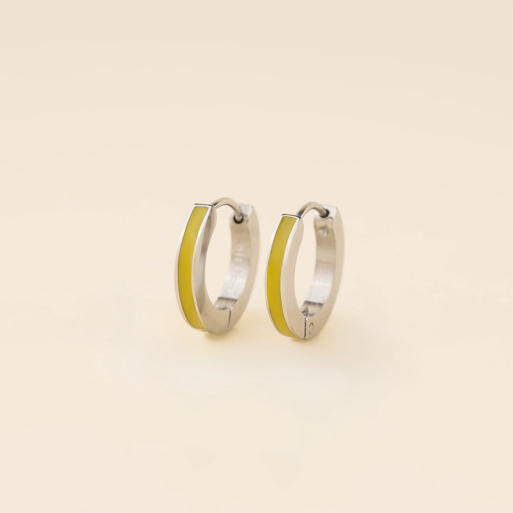 Color Huggie Hoop Earrings
